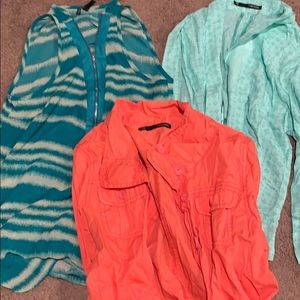 Size small lightweight jackets and tank